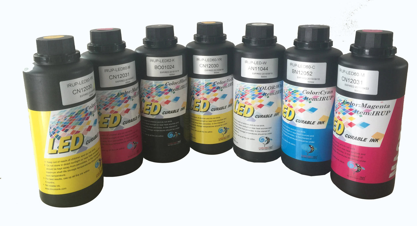 UV Ink ITINK for Ricoh G5 5S 6 Industrial Printhead URPH3 LED UV INK Hard Neutral Flexible Ink