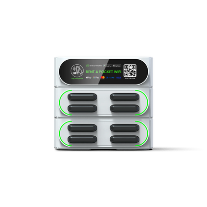 Factory Oem Shared Powerbank Rental Station with Nfc Hire Wireless Power Bank Vending Machine Mieten Bajie Fast Charging