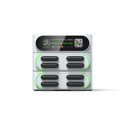 Factory Oem Shared Powerbank Rental Station with Nfc Hire Wireless Power Bank Vending Machine Mieten Bajie Fast Charging