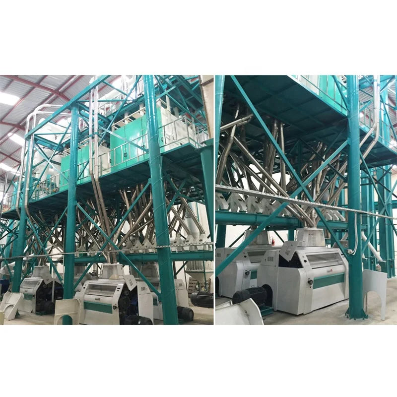 Corn Flour Mill  High Quality Maize Flour Milling Machine to Make Super White Maize