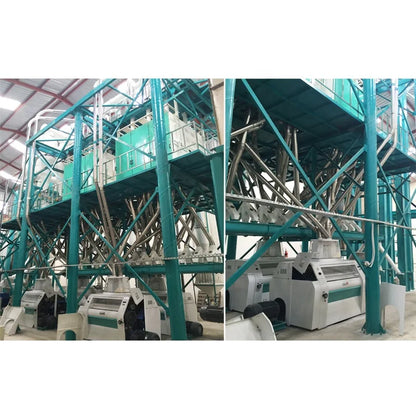 Corn Flour Mill  High Quality Maize Flour Milling Machine to Make Super White Maize
