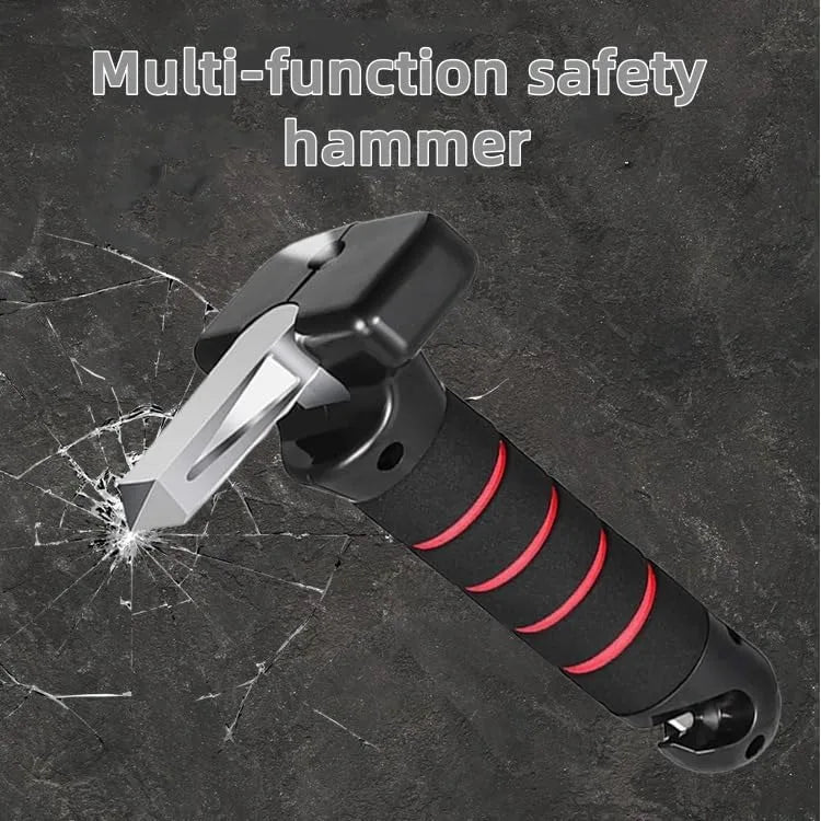 Elderly Car Handle Assist Emergency Tool Kit with Seat Belt Cutter Window Breaker Rechargeable LED Flashlight