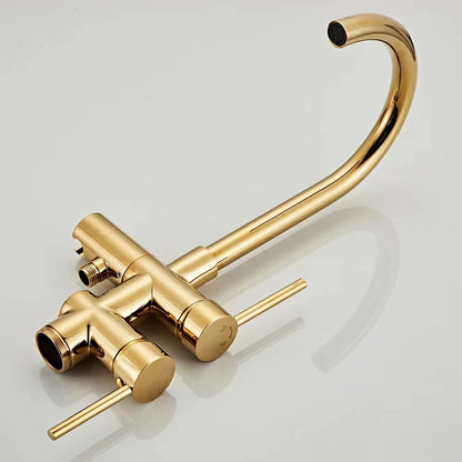 Luxury Hotel Project Gold Chrome Freestanding Bathtub Faucet Set Modern Rain Brass Mixer Shower Bath Taps With Hand Shower