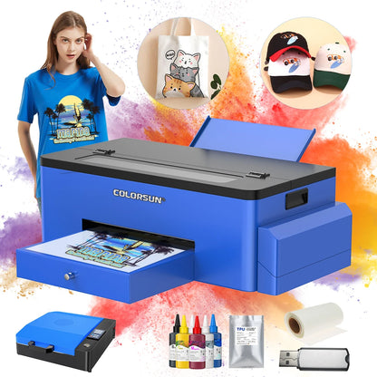 New L1800-F DTF Printer A3 Best Price DTF Printer T-shirt Printing Machine Upgraded Model DTF Print for T-shirts