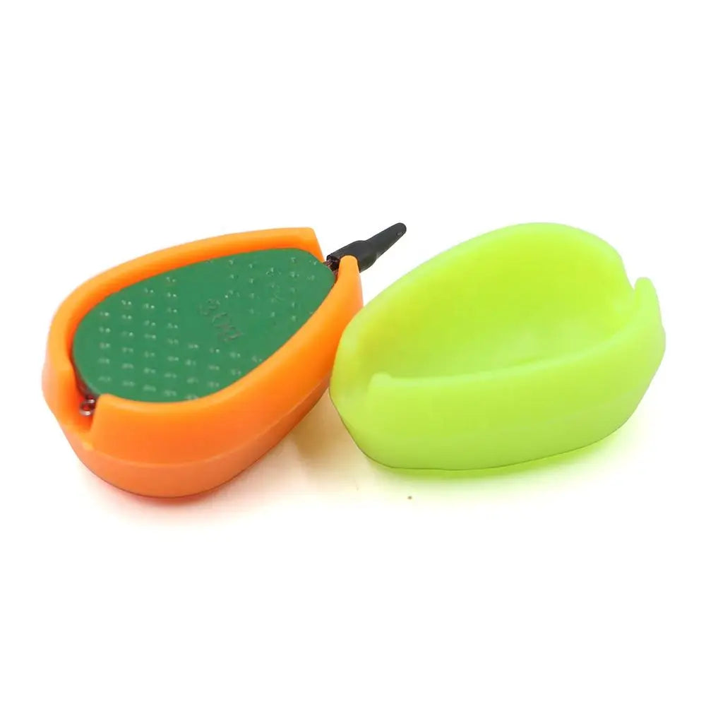 Selco TPE Material Green Orange Feeder Fishing Bait Cage Mould  Feeder Mold