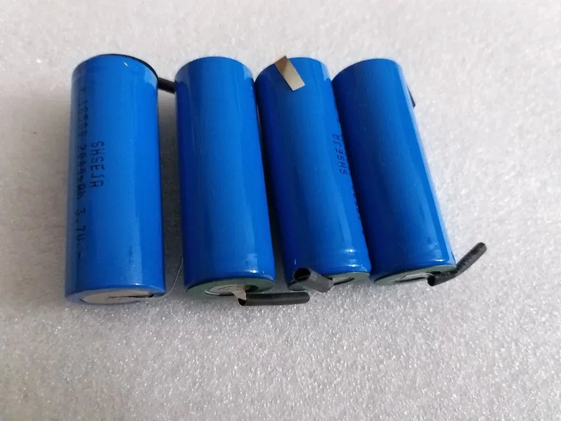 18500 2000mAh 3.7 V rechargeable battery Recarregavel lithium ion battery for LED flashlight