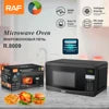 20L High Quality Mechanical Timer Control Microwave Oven Household Use Black Glass Housing 800W A+ Energy Efficient Touch