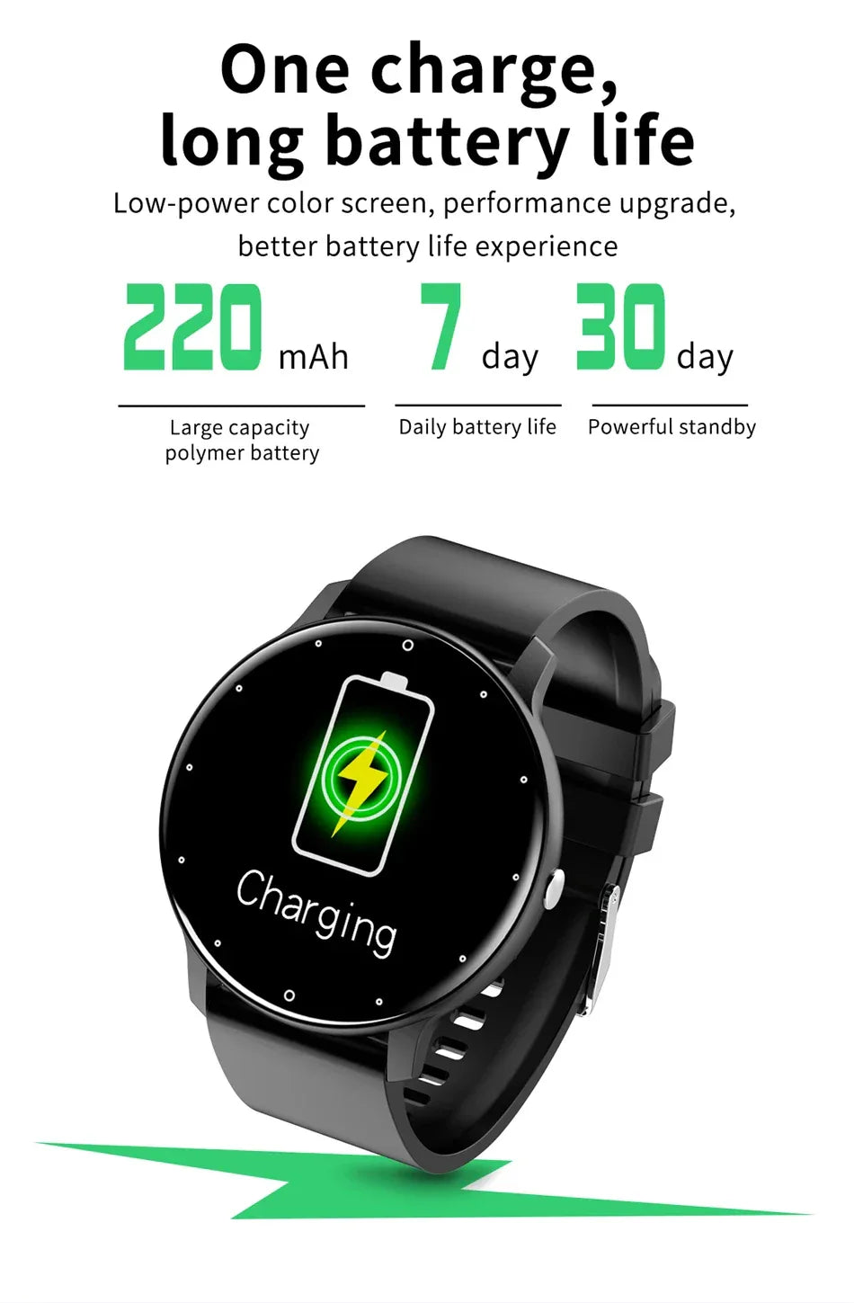 LIGE 2024 Smart Watch Men 1.28" Full Touch Bracelet Fitness Tracker Sports Watches Bluetooth Call Smart Clock Women Smartwatch