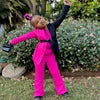 Kids 2pcs/sets Children's Clothing From 1 to 8 Years Colorblock Blazer+Pants Child Girl Kids Clothes Girls Baby Girl Clothes