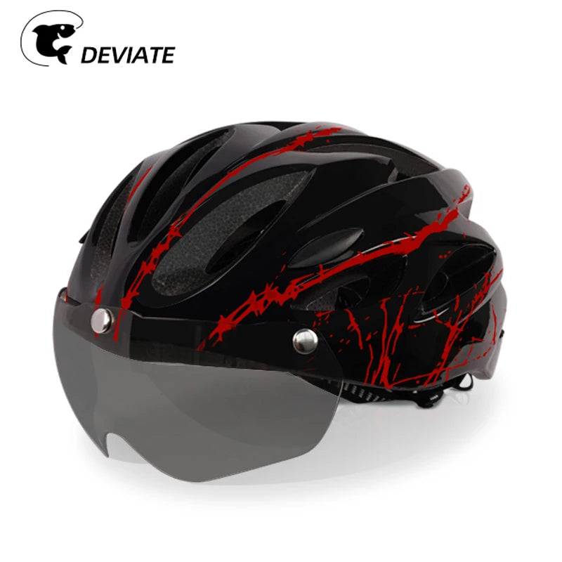 DEVIATE OEM ODM Custom Adjustable Dirt Bike Helmet with 11-15 Air Vents EPS+PC Material for E-Bike & Biking