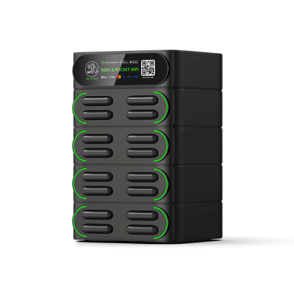 Bajie Charging Rental Station 16 Stack Sharing Power Bank Vending Machine with Mifi Fast Charger Mobile Phone Charging Station