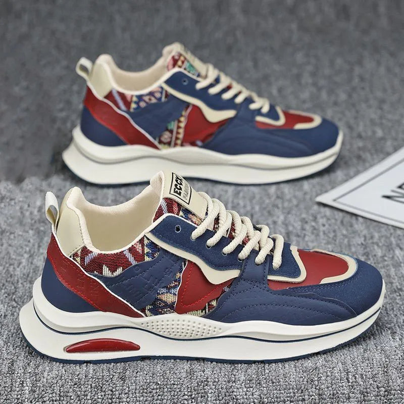 New Trendy Soft Soled Sports and Leisure Shoes for Men, Thick Soled Height Increasing Men's Shoes