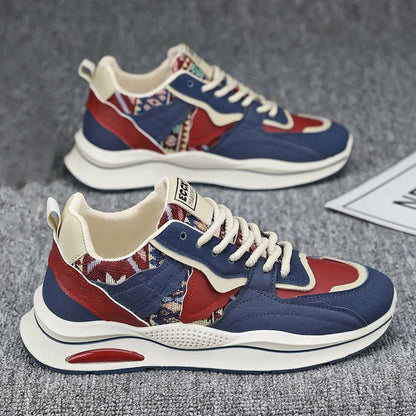New Trendy Soft Soled Sports and Leisure Shoes for Men, Thick Soled Height Increasing Men's Shoes