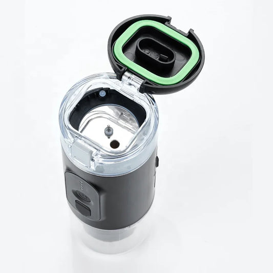 12V Battery-Powered Portable Car Espresso Coffee Maker with Capsule System Hot Water Function for Outdoor RV Household Hotel Use by PDG ibma