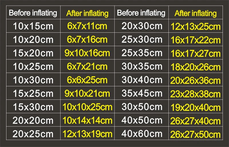 30pcs/Lot Package Buffer Bag Inflatable Air Packaging Bubble Pack Cushion Wrap Bags Air Cushion Bubble Size Pouches Shockproof