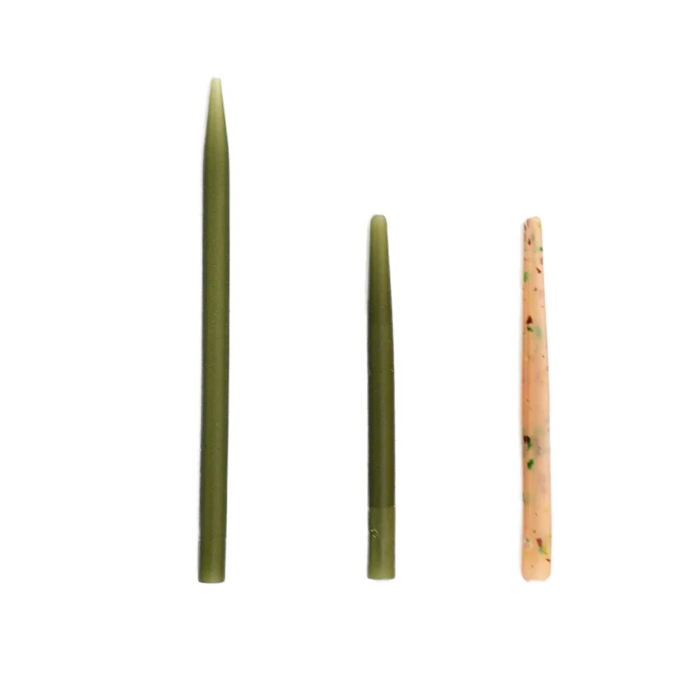 500pcs Carp Fishing Anti Tangle Sleeves Connect with Hook for Carp Fishing Terminal Tackle Camo Green 3 Sizes