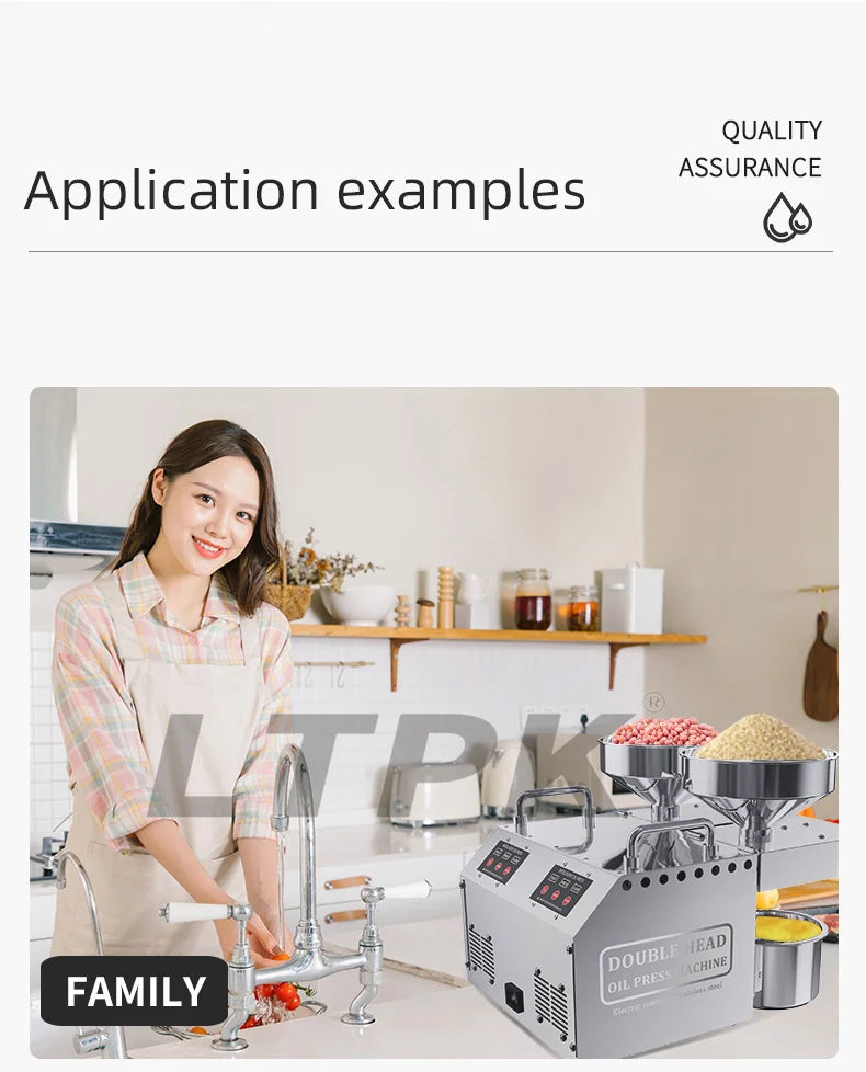 B02 Full Automatic Mini Small Household Home Use Oil Extraction Making Edible Olive Oil Press Machine