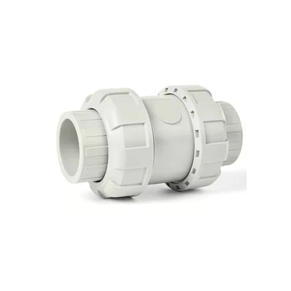 China high quality 1/2" to 2" PPH double union socket ball check valve DN15 to DN50 pph vertical check valve