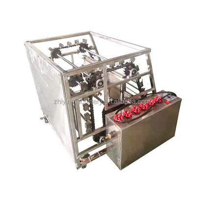 New Brazilian Greek Stainless Steel 304 Electric Chain Broiler Fully Automatic Rotating Indoor Outdoor BBQ Machine for Kebab
