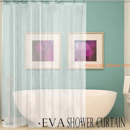 Factory Price Shower Curtain Liner 180x200CM Lightweight Clear Waterproof Curtain Rooms PEVA Bathroom Plastic Shower Curtains