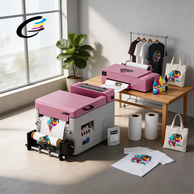 US stock, direct shipping. XP600 A3+DTF printer with printhead white ink circulation and no clogging.