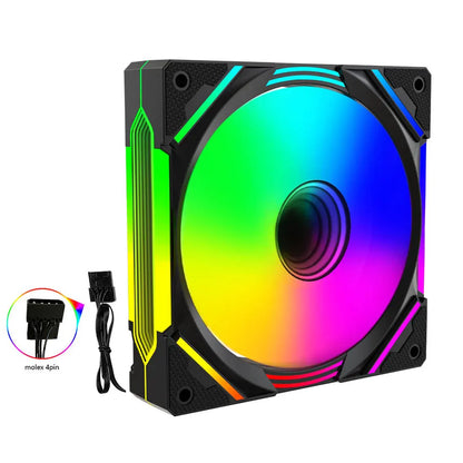 Lovingcool Best Selling OEM 120mm Argb Cooling Fan Gaming PC Case Cpu Cooler Fan ARGB SYNC Fan Controller PC for Desktop PC