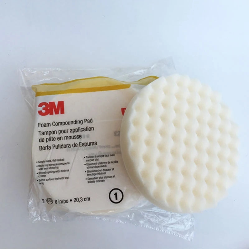 8 Inch 3M 05725 /05723 Car Polishing 200mm Car Wash Sponge Detail Cleaning Pad Cushion Felt Spray Paint Surface Treatment
