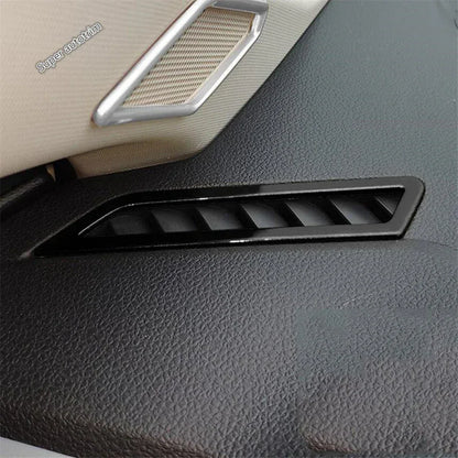 Center Control Gear Shift Panel Inner Door Armrest Handle Cover Trim Black Fit For VW Volkswagen Polo 2019 - 2023 Accessories