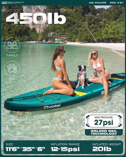 Overseas Spot Goods Inflatable Paddle Board 450lb Capacity Tavola Da Stand up Paddle Waterplay Surfing sup Free Shipping