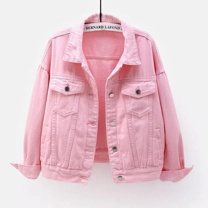 TTT-9539-T-Chaqueta Mujer Veste Femme New colorful plus-size Women Plus Size Jean Jacket Ladies Denim Coats Women Jackets