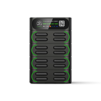 Bajie Charging Rental Station 16 Stack Sharing Power Bank Vending Machine with Mifi Fast Charger Mobile Phone Charging Station