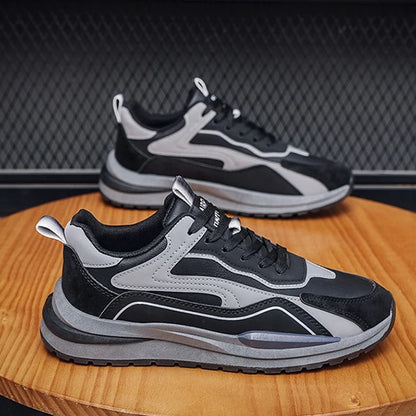 Y Men's Shoes Soft Breathable Trendy Thick Sole Running Walking Style Casual Sneakers Shoes for Men