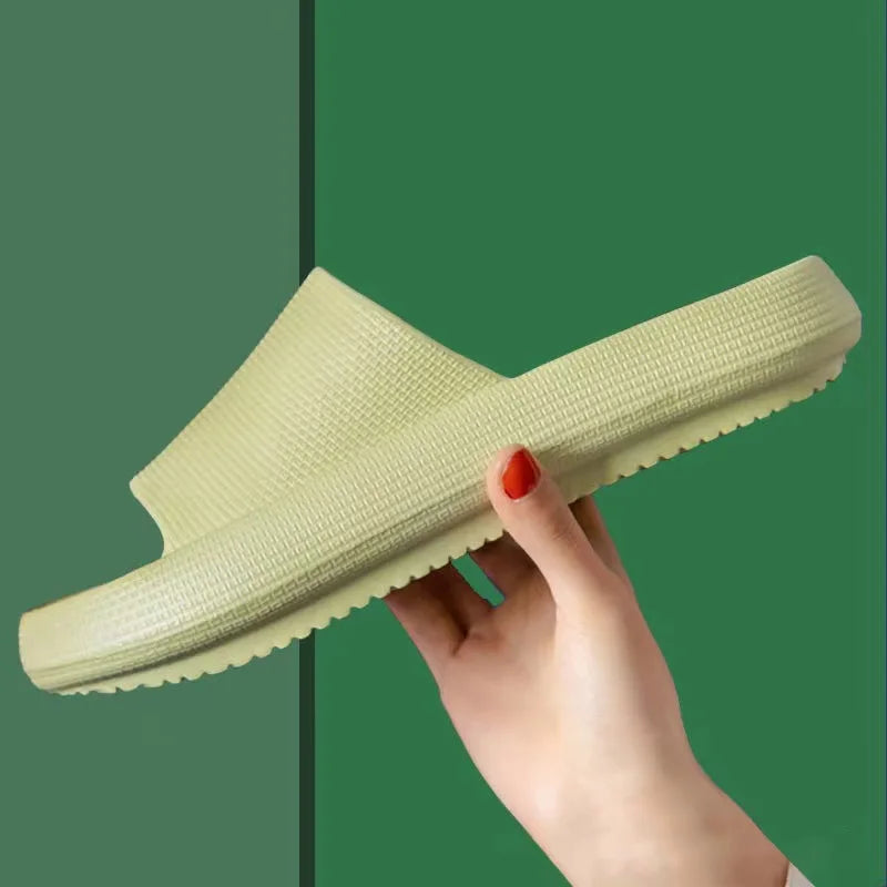 Hot Best Selling Products 2026 Women Thick Platform Summer Indoor Beach Pillow Slides House Cushion Cloud slippers Custom Logo