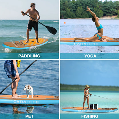 USA Warehouse Spot High-Stability Durable Lightweight Ocean Surfing Inflatable Stand up Paddle SUP Board Set for Kid & Adult