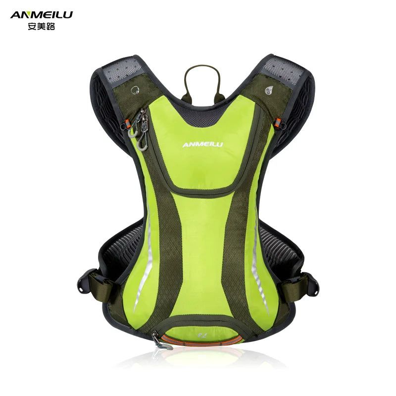 ANMEILU Unisex 5L Lightweight Waterproof Running Sports Bag High Quality Moisturizing Fitness Vest Off-Road Bicycle Riding Bag
