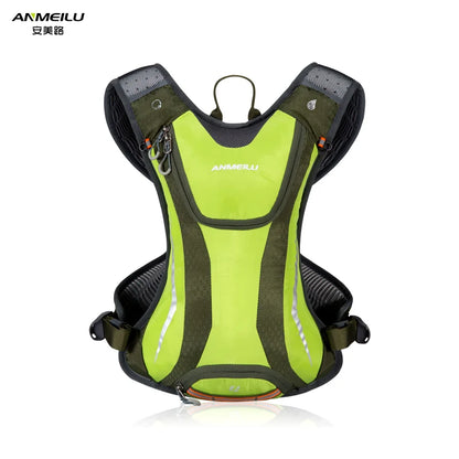 ANMEILU Unisex 5L Lightweight Waterproof Running Sports Bag High Quality Moisturizing Fitness Vest Off-Road Bicycle Riding Bag