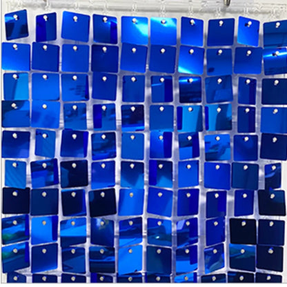 Birthday Backdrop Shimmer Sequin Backdrop Panels Shimmer Wall Red for Wedding Party Baby Shower Background Wall Decor