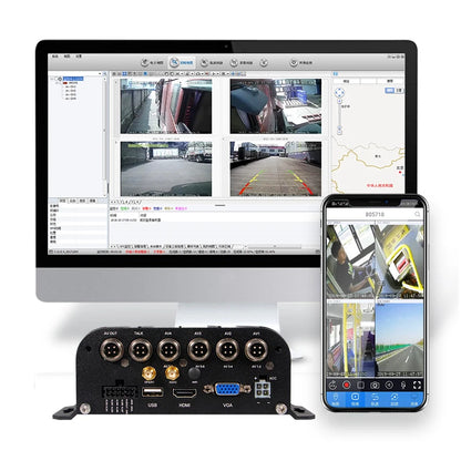 4CH 8CH 720P 1080P Mobile DVR  Support / Optional 3G 4G WiFi GPS MDVR with Car/Bus/Truck/Vehicles Camera Recorder Waterproof