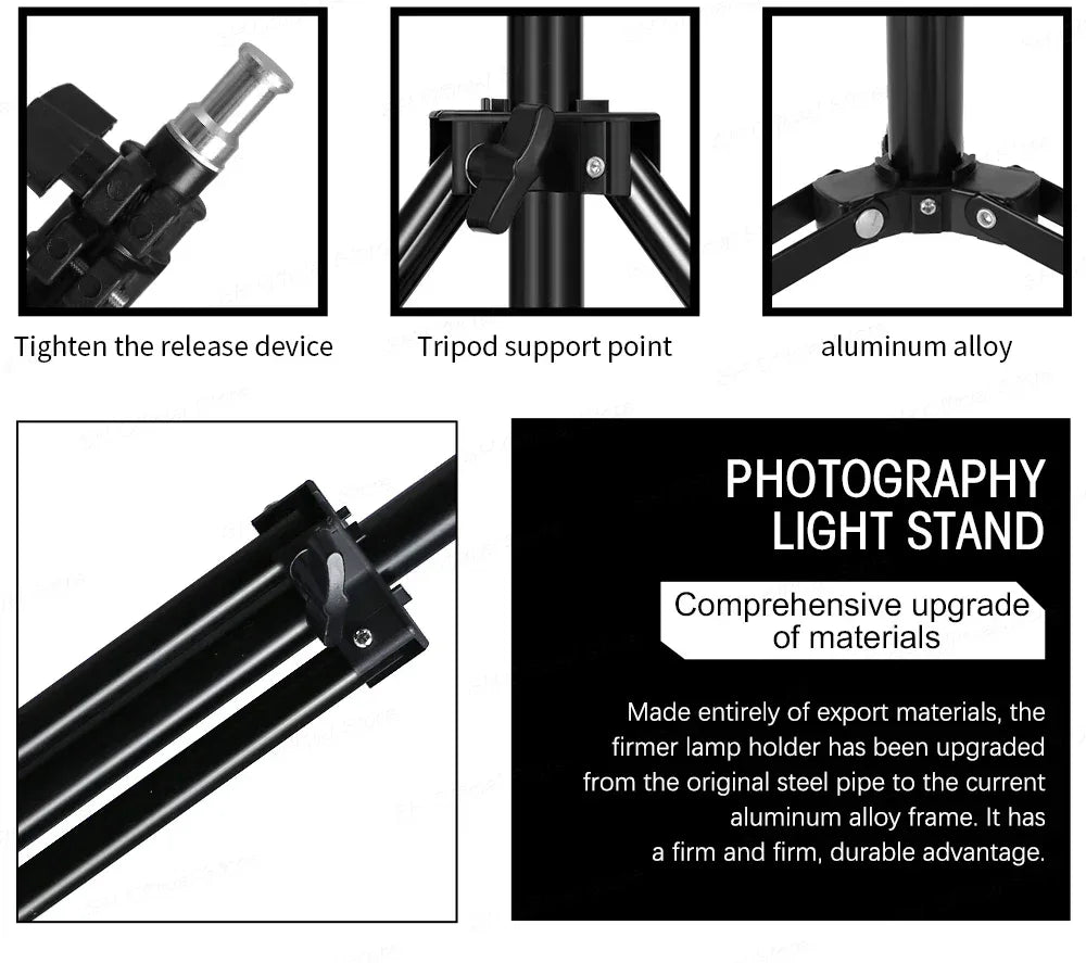 Photography Lighting Kit 2x3M Photo Background Backdrops Soft Umbrella Softbox Light Stand  Portable Bag For Photo Studio Shoot