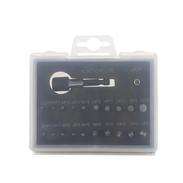 HSS 4241 22pcs Damaged Screw Extractor Set in Plastic Box Hand Tools