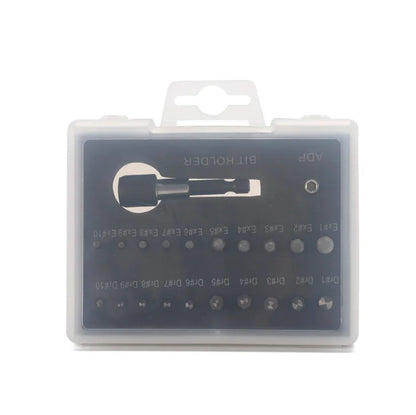 HSS 4241 22pcs Damaged Screw Extractor Set in Plastic Box Hand Tools