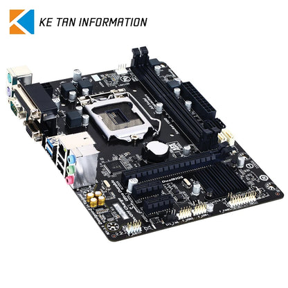 GIGABYTE H81M DS2 Supports 3th 4th Intel Core Processors with Intel H81 Express Chipset Supports DDR3 Memory Used Motherboard