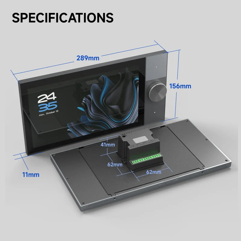 WIFI Smart Switch Module Real-Time Control Auto-Dial Intercom Android App. Multi-Functional Alarm IPS Display for ZigBee