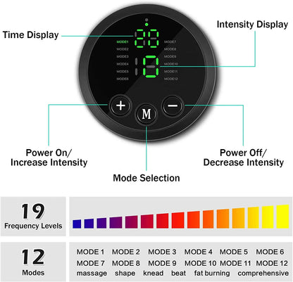 Toner Training Device Sports Fitness AB Workout Equipment Office Electronic Muscle EMS Stimulator Abs Abdominal Toning Belt