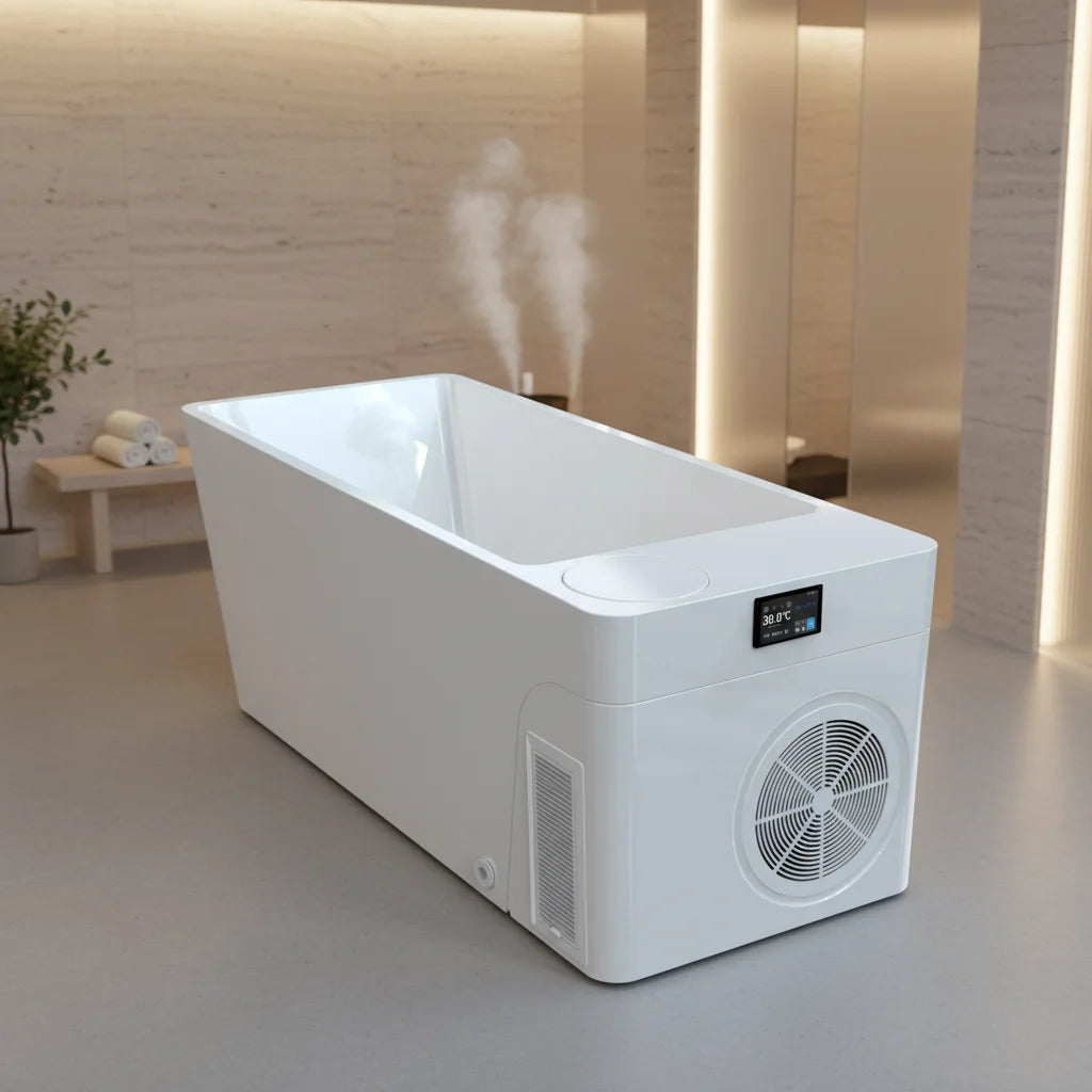 All-in-One Luxury Acrylic Cold Plunge Pool - Premium Ice Bath Tub W/ Insulated Cover, 2026 Model, Ready to Ship
