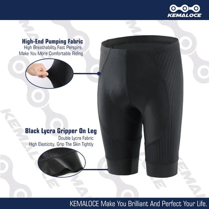 KEMALOCE Cycling Shorts MTB Men Shorts 2022 Summer Cycling Trousers Women Bicycle Short Tights Pro Bike Bicycle Team
