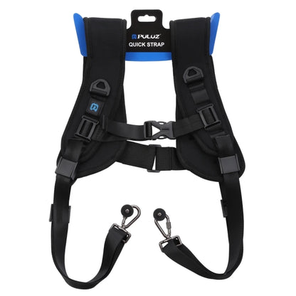 Factory Sell PULUZ Quick Release Double Shoulder Harness Soft Pad Decompression Foam Strap Belt for DSLR Digital Cameras