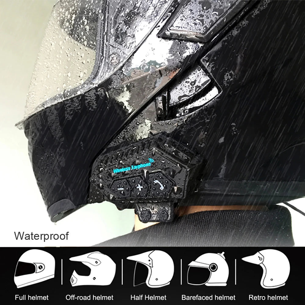 Hot Selling Helmet Bluetooth Headset Earphone, Auriculares Bluetooth Para Capacete BT12, Ecouteur Bluetooth Pour Casque Moto