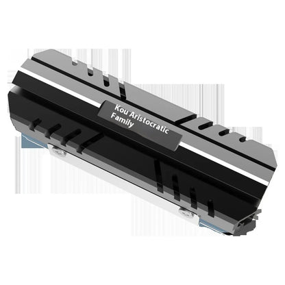 TEUCER M.2 2280 Aluminum Ball Bearing Solid State Drive Radiator Ngff Computer Silent Matte Armor Nvme Cooling Vest
