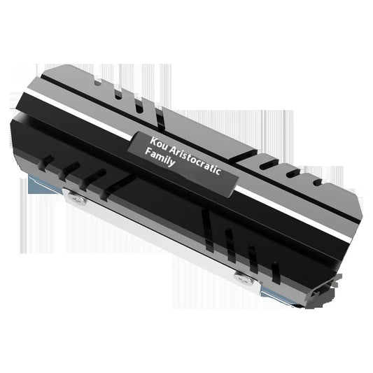 TEUCER M.2 2280 Aluminum Ball Bearing Solid State Drive Radiator Ngff Computer Silent Matte Armor Nvme Cooling Vest